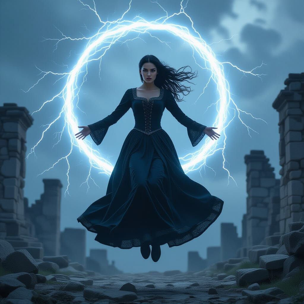 Electromagnetic Levitation in a Hyperrealistic Cinematic Sce...