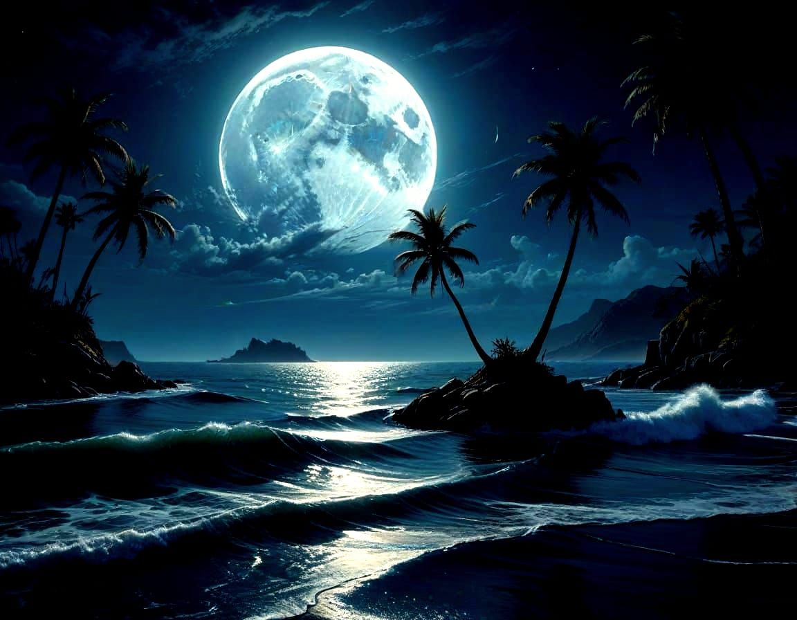 Luminous Lunar Spectacle