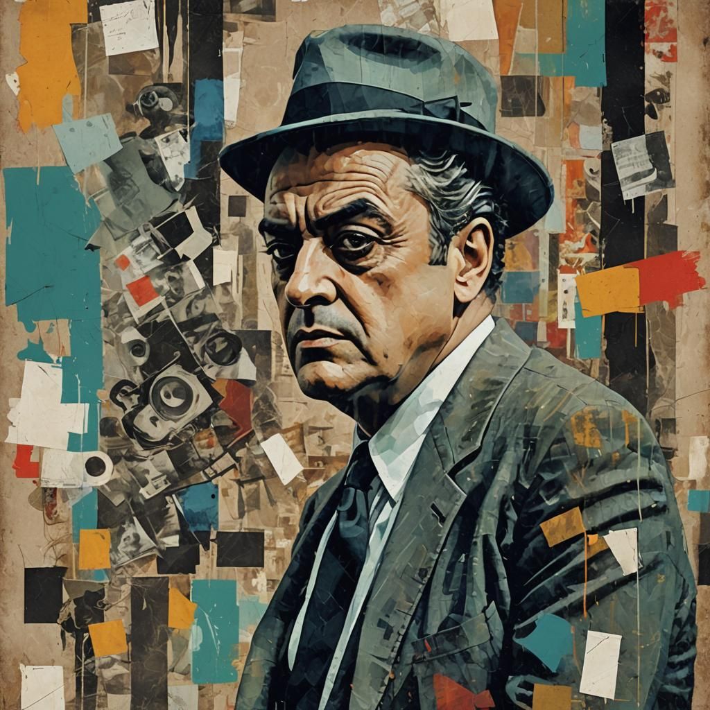 Portrait of Federico Fellini