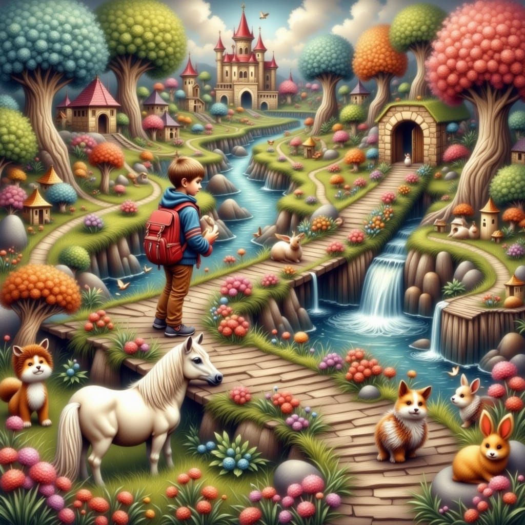 Fairyland: On the paths, among the animals