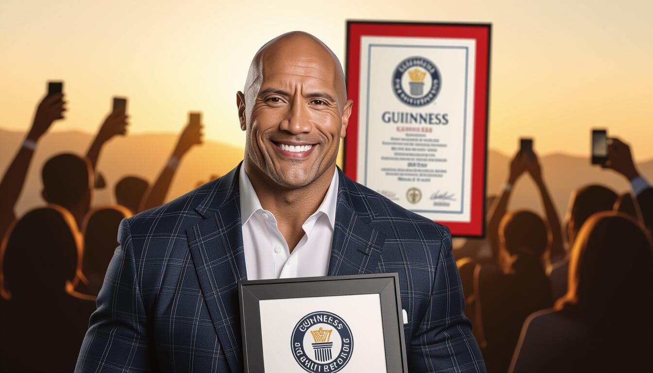 Dwayne Johnson: Iconic Symbols in Digital Collage