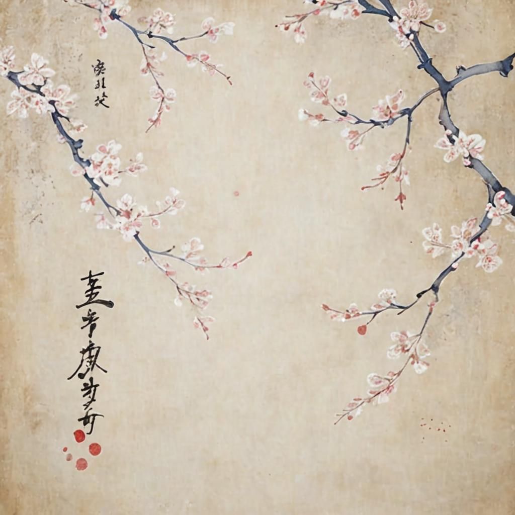 Watercolor Scroll with Calligraphy 'I Love You' Note