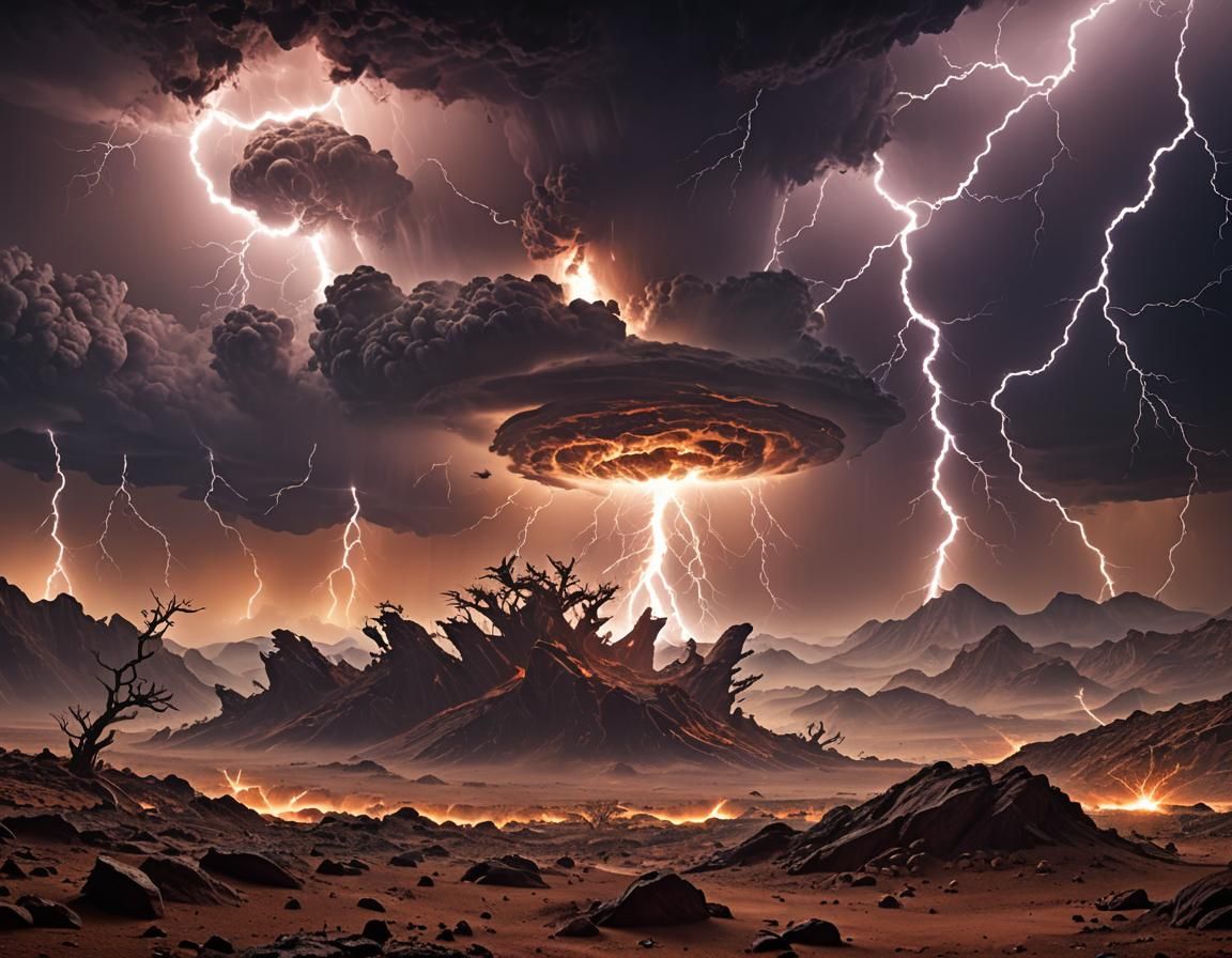 Electrical Storm on an Alien Planet