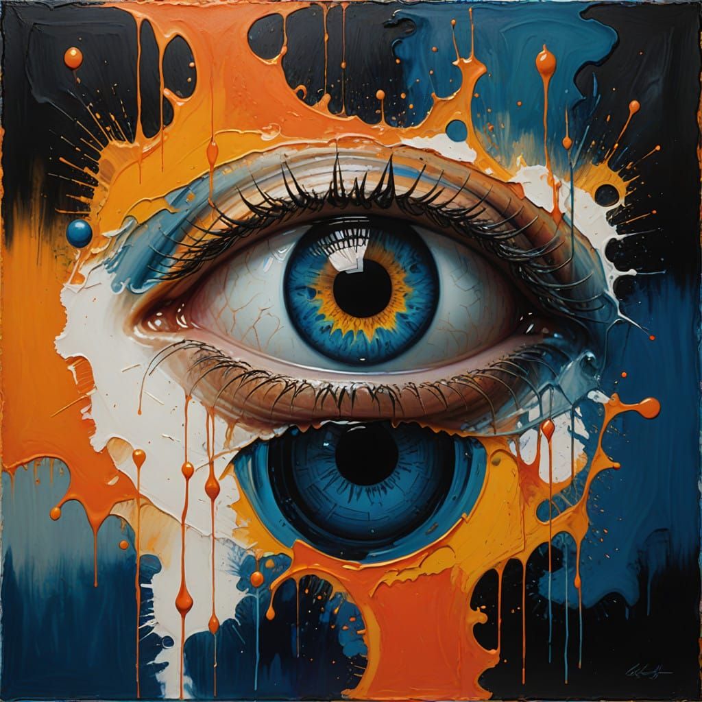 Hyperrealistic Still Life Painting on Easel