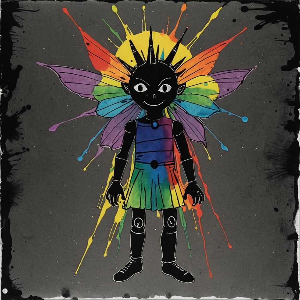 the unwritten story  girl was made of words, sketched ideas ...