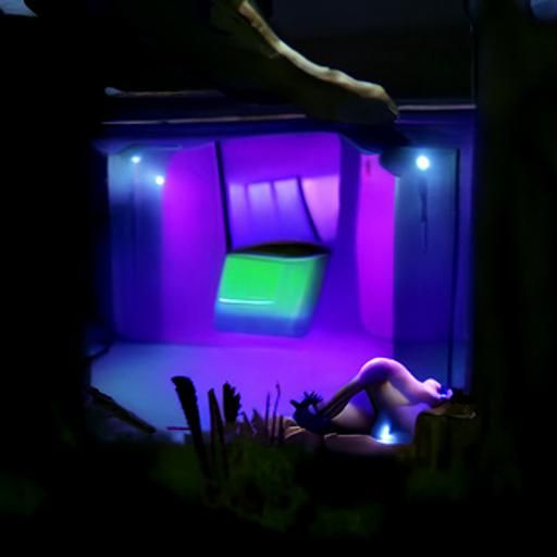 Anime Girl in Bikini: Realistic Hi-Tec Diorama