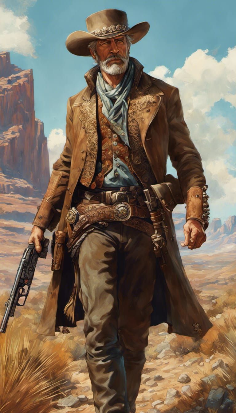 The Man in Black fled across the Desert, and the Gunslinger followed