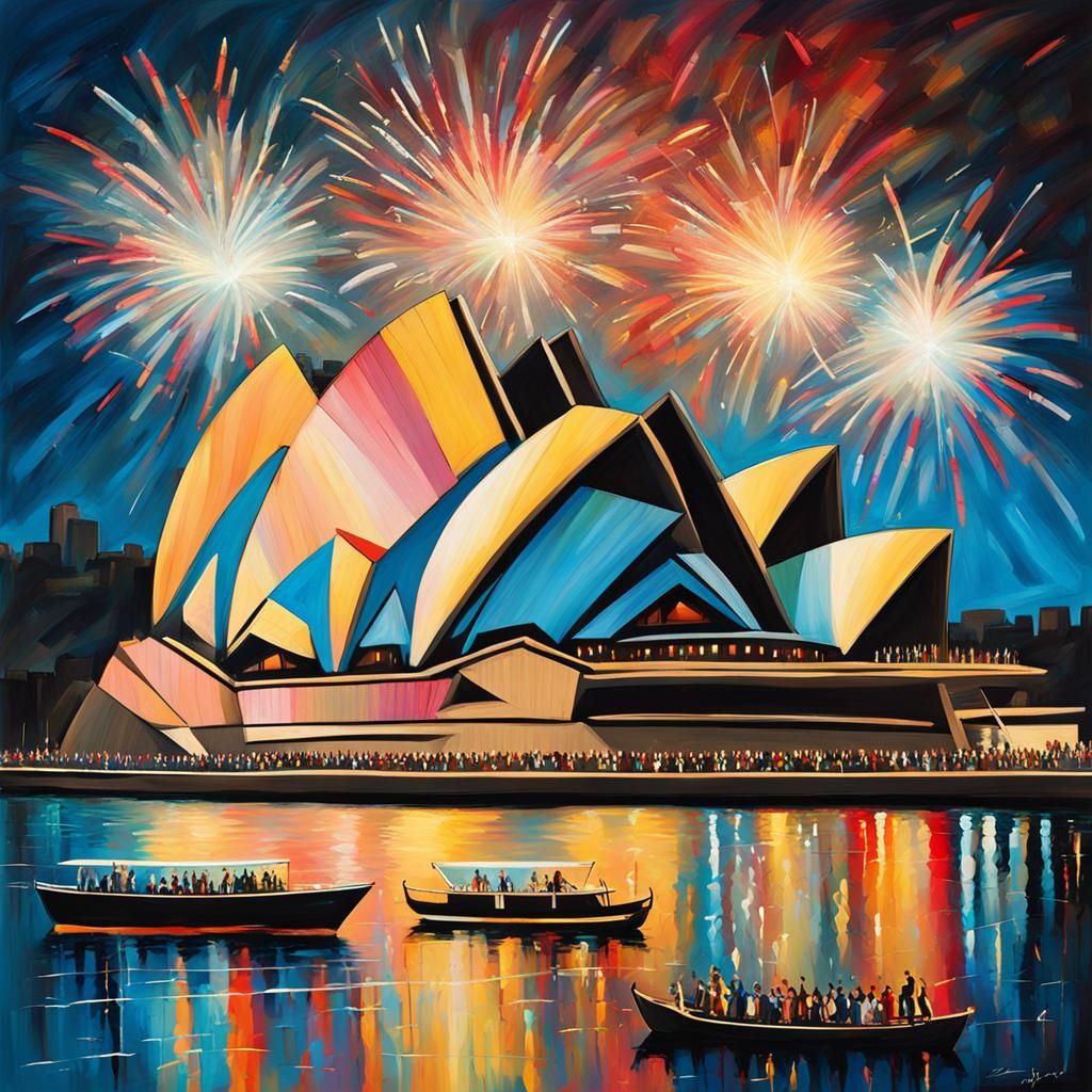 Spectacular New Year's Celebration at Sydney Opera House in ...