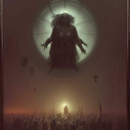 Horror Scene in the Style of Doré