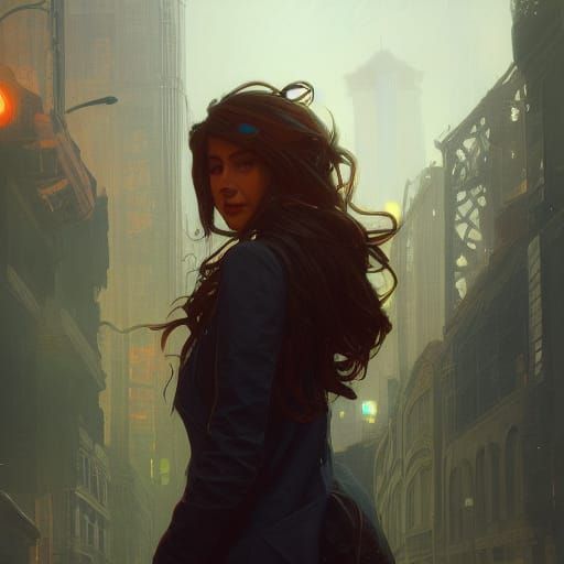 Detailed Portrait in Seattle with Dynamic Lighting