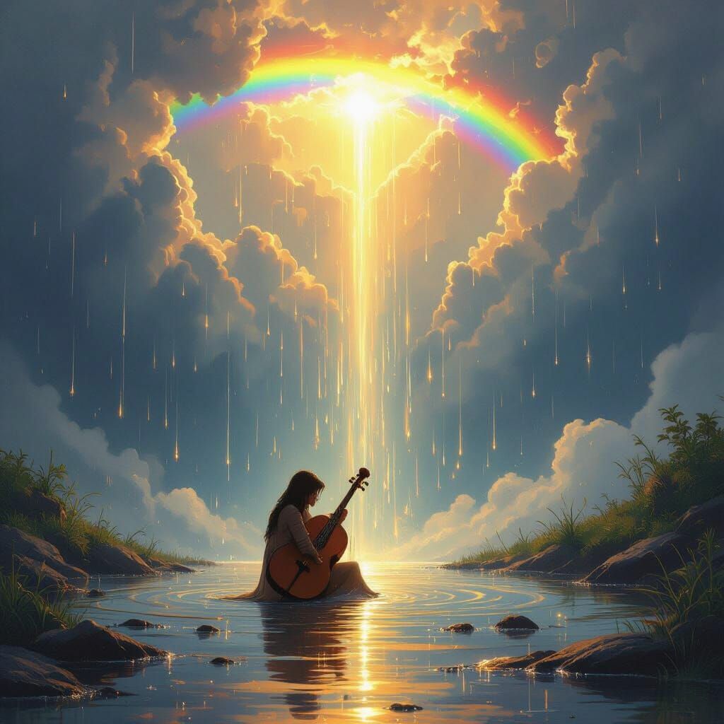 Weeping Oud in Impressionistic Light