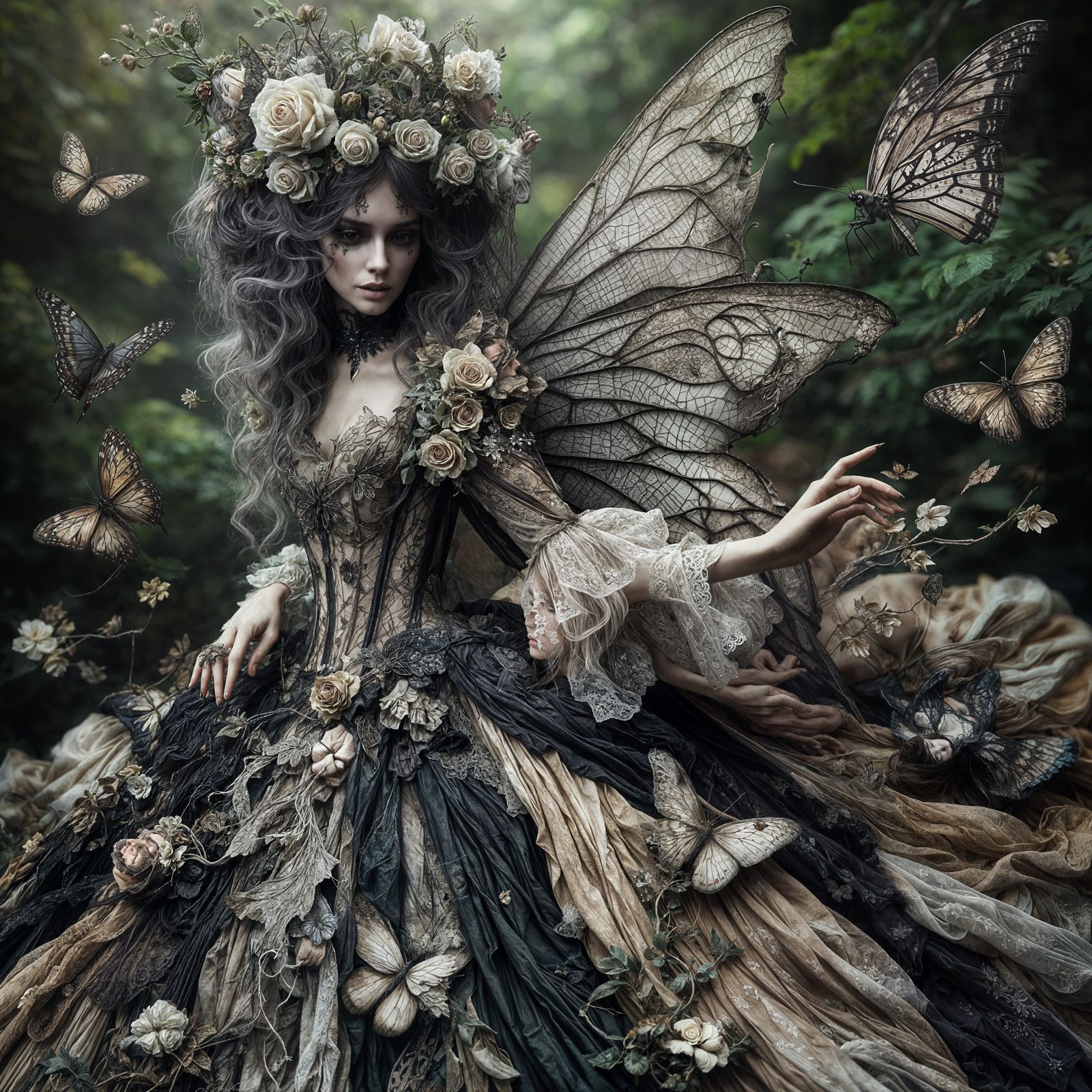 Butterfly queen
