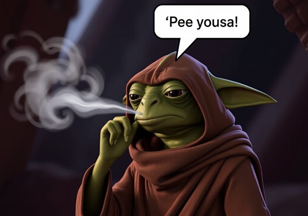 “Pee yousa!”
