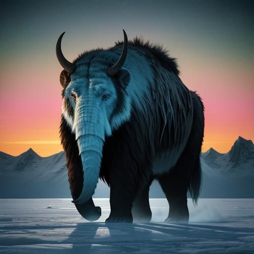 Icy Tundra Nomad in a Futuristic Landscape