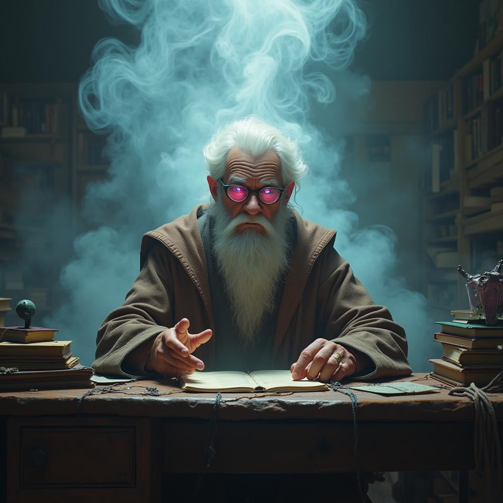 Ethereal Teacher Unveiling Esoteric Knowledge