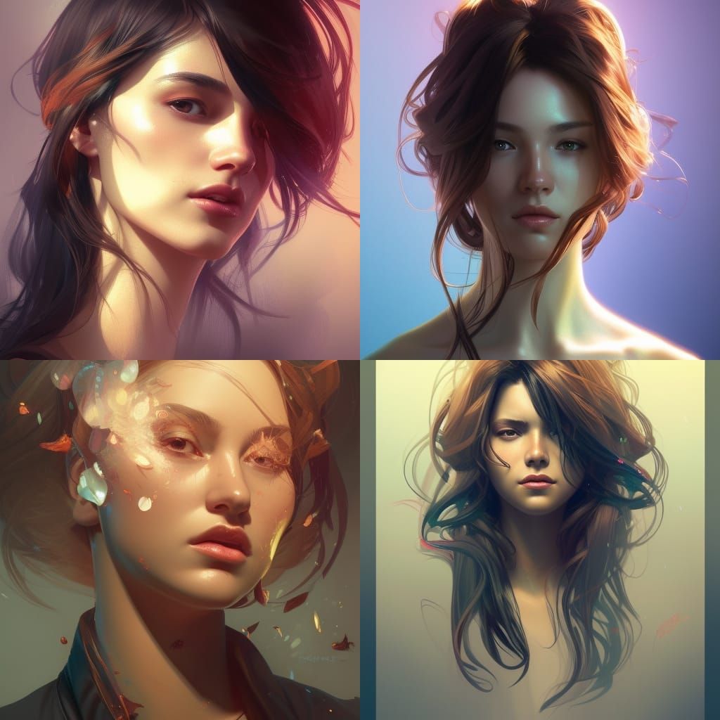 Detailed Portrait with Dynamic Lighting