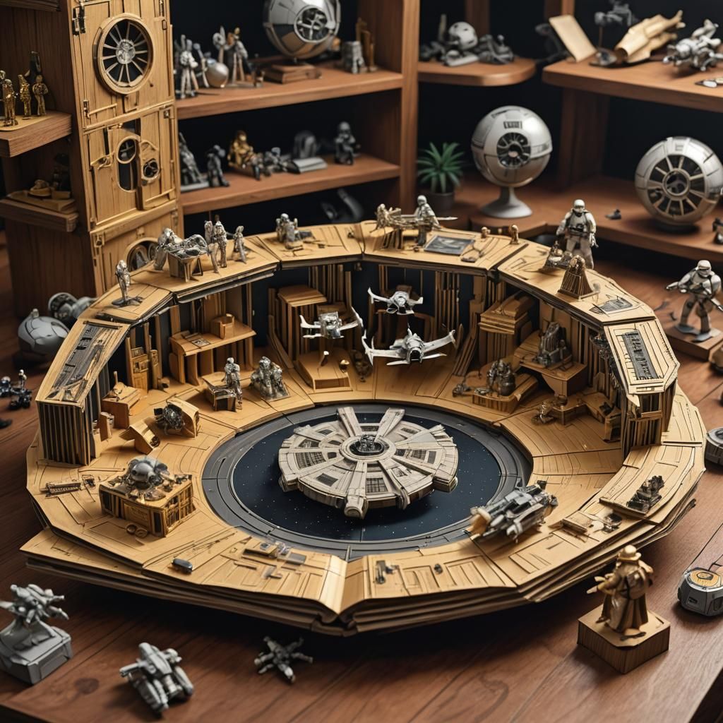 Star Wars Paper Diorama