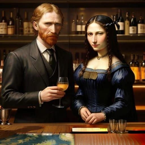 Famous Artists Behind the Bar in Modern Gourmet Style