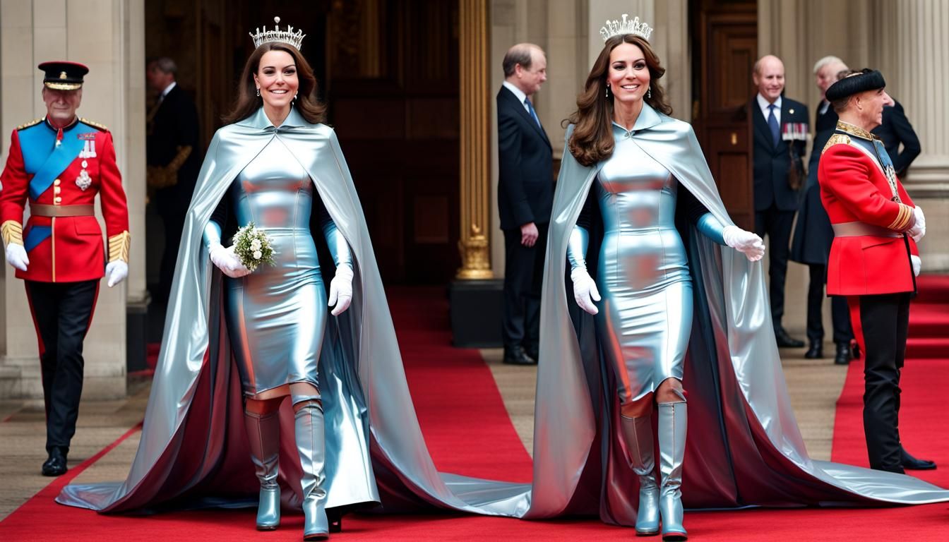 Kate Middleton as Latex Empress of England