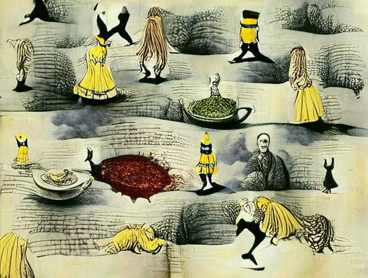 Alice in Wonderland, Edward Gorey Illustration