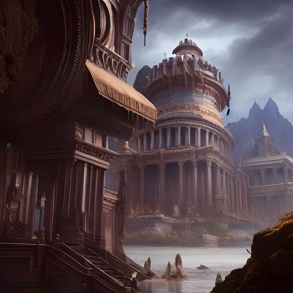 Epic Thumbs Up in Digital Matte Painting Style