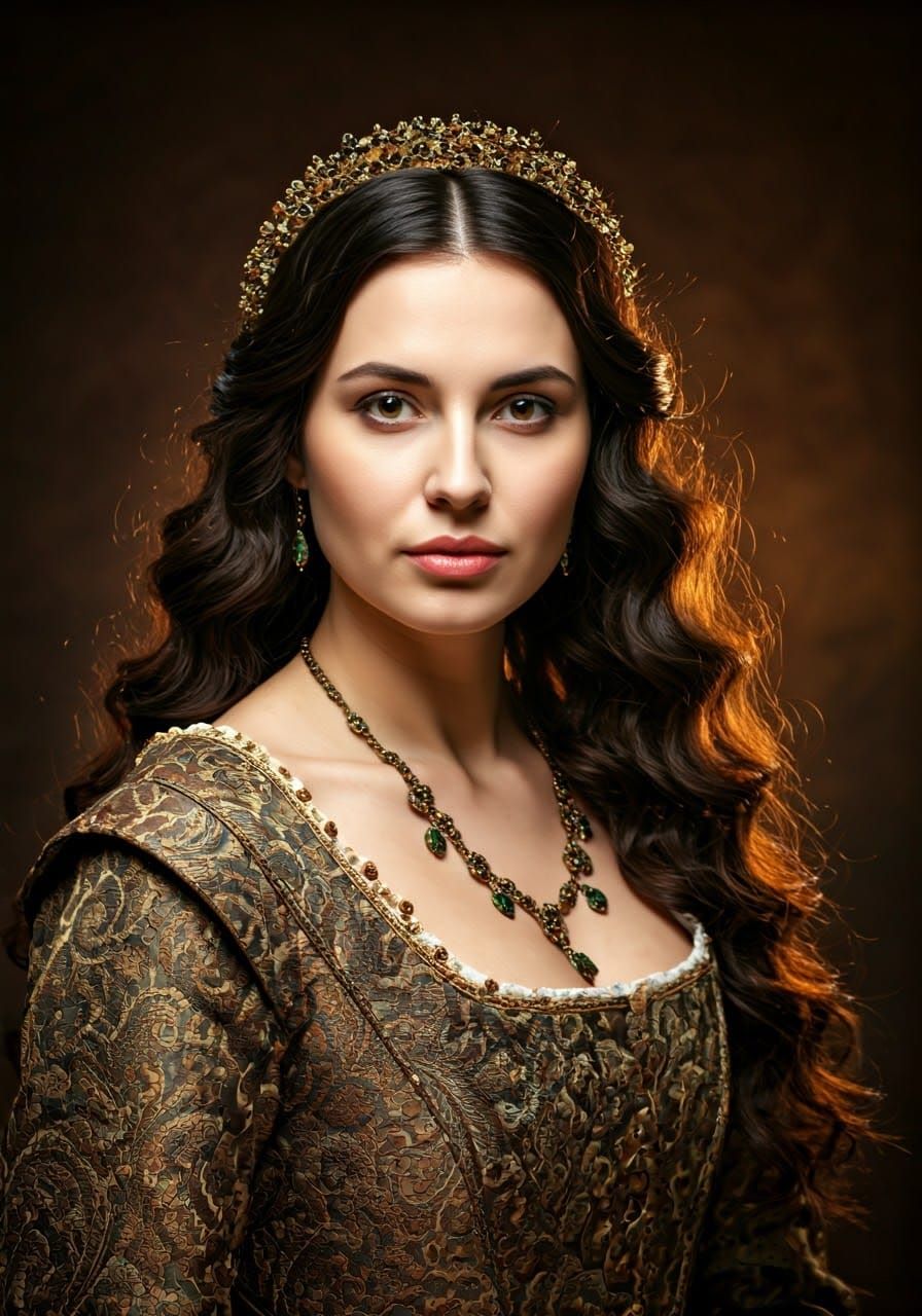 Renaissance woman:
Outfit: Brocade doublets and velvet breec...