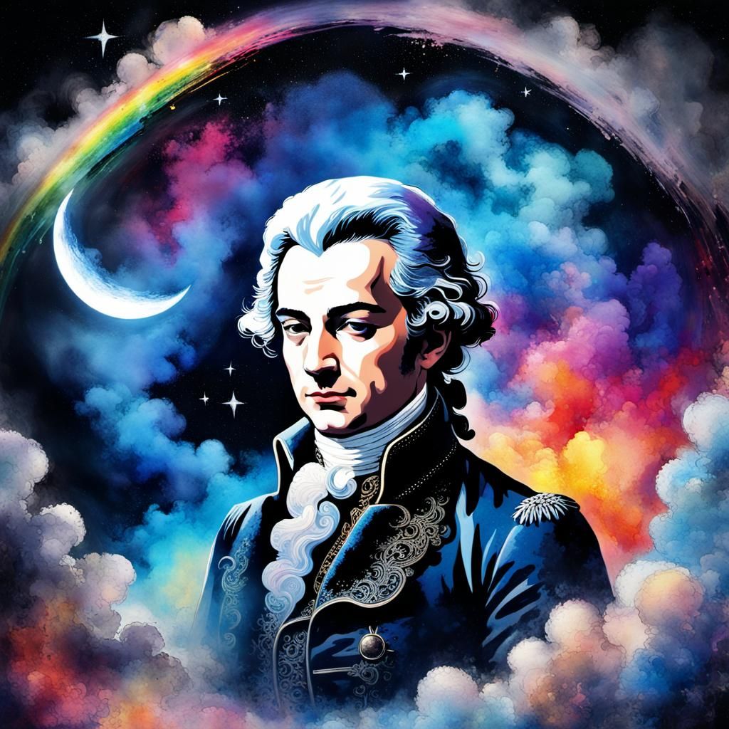 Mozart in Gothic Horror Impressionist Style