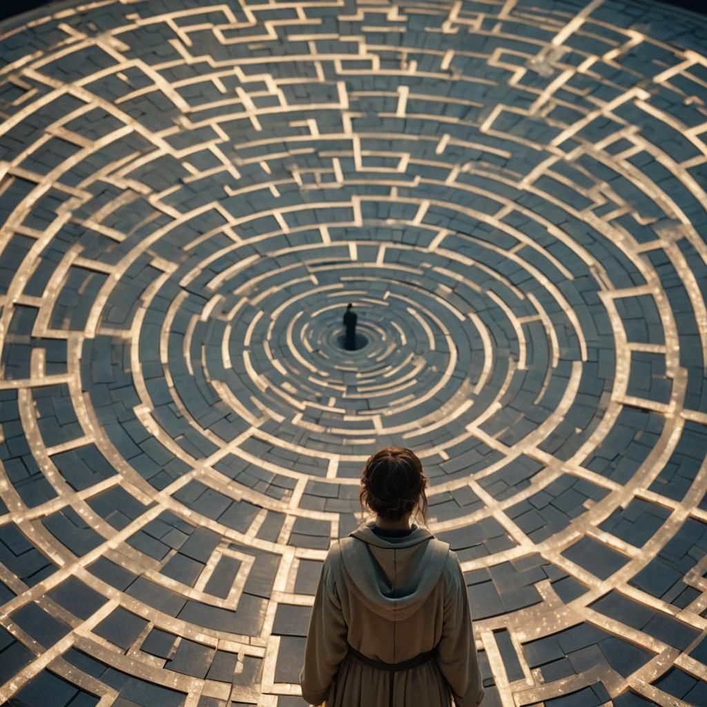 Celestial Labyrinth: Ethereal Film Still