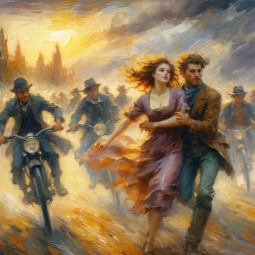 Abstract Savior Figure Generated by AI