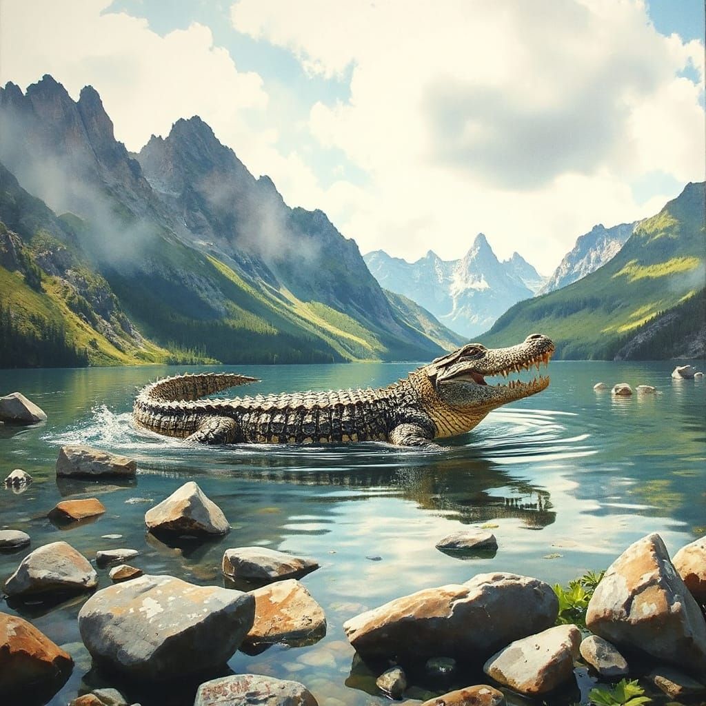 The usual morning bath