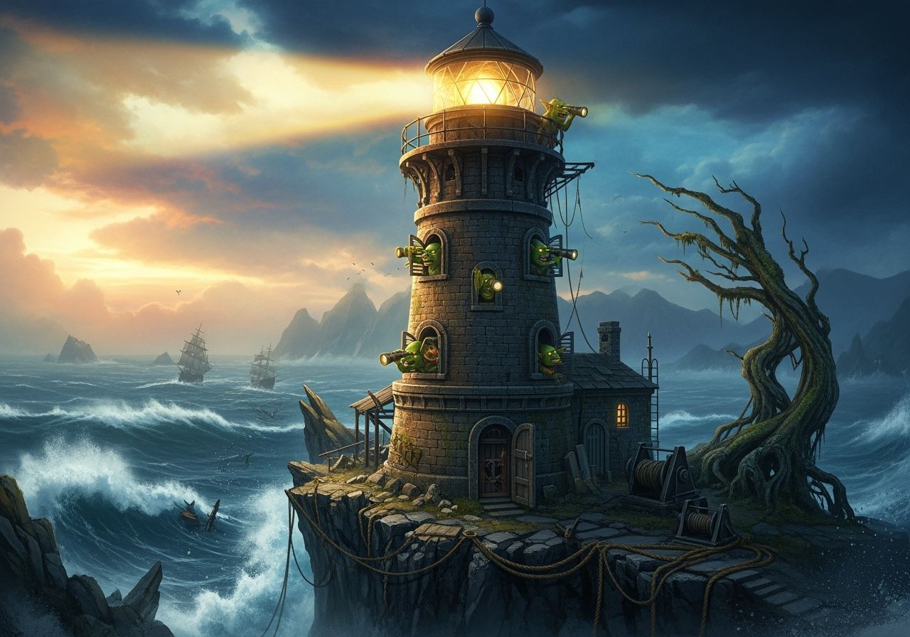 From the goblin lighthouse