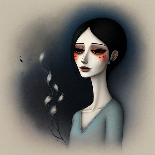 Ashes on the wind,
Flames long gone, their warmth erased—
Only smoke remains.