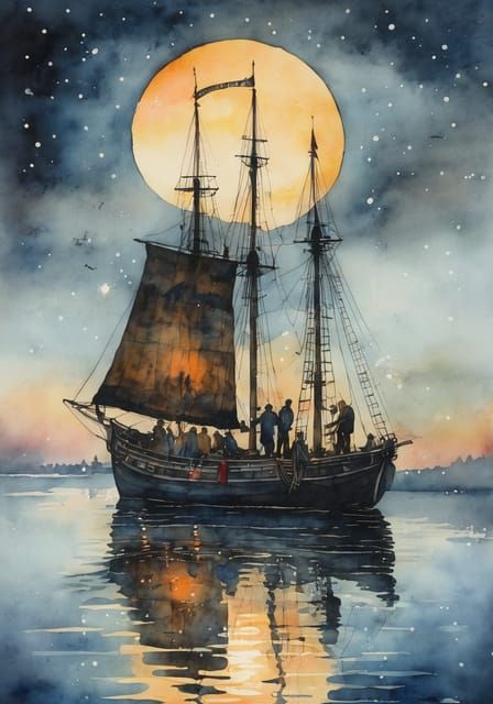 Night Fishing Under the Stars