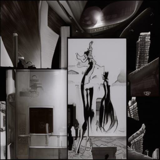 Chrome AI in City at Night