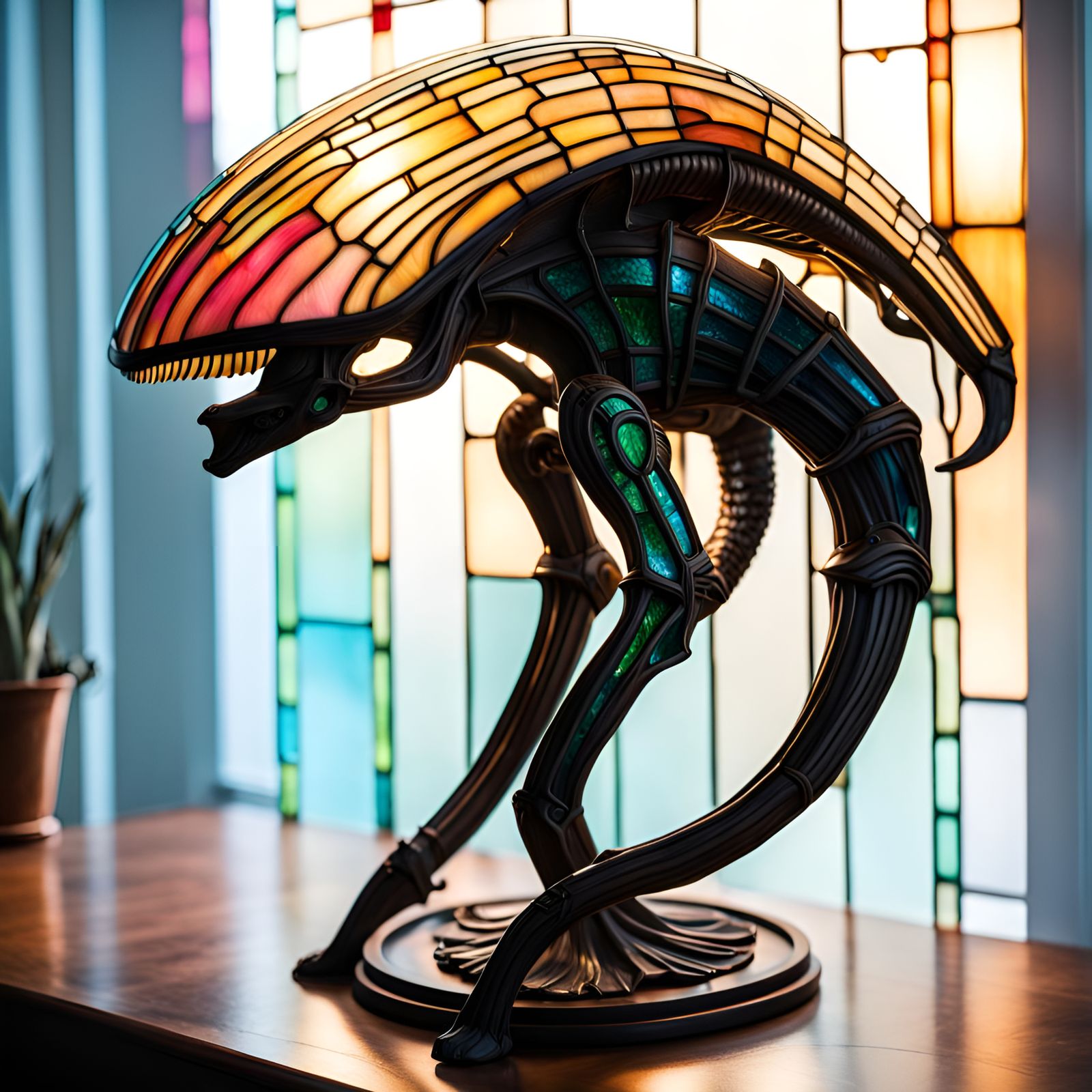Xenomorph Lamp "Tiffany"
