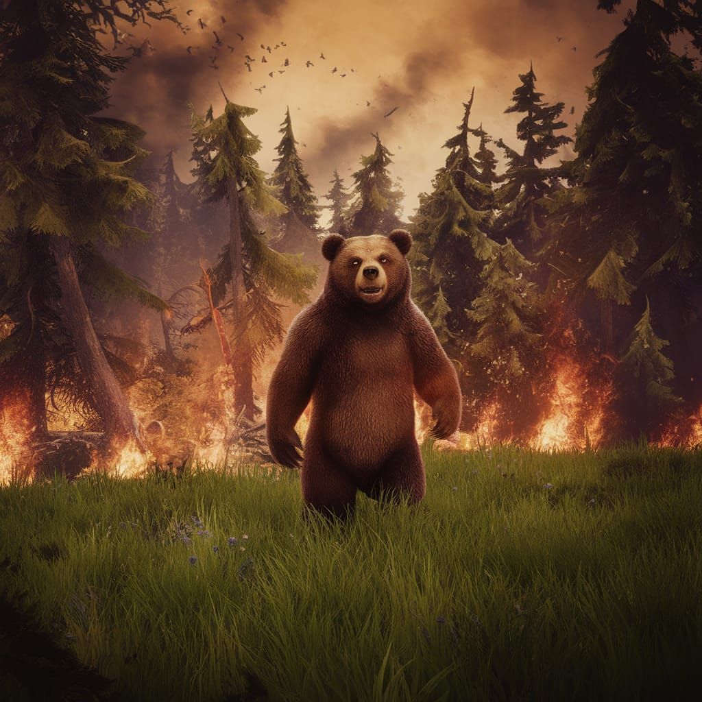 Smokey the Bear says,  Only You Can Prevent Forest Fires.