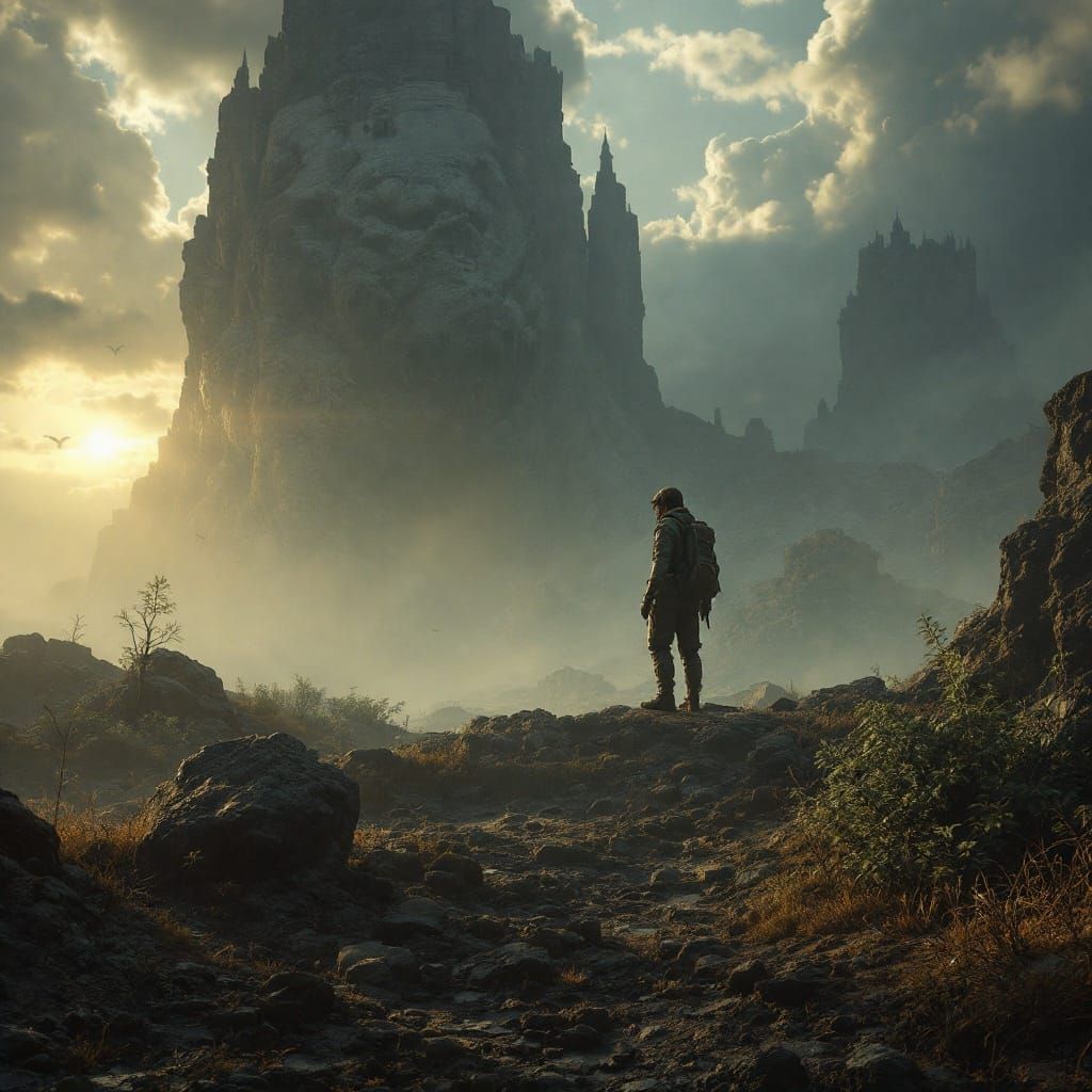 Realistic Scene with Cinematic Lighting and Photorealism