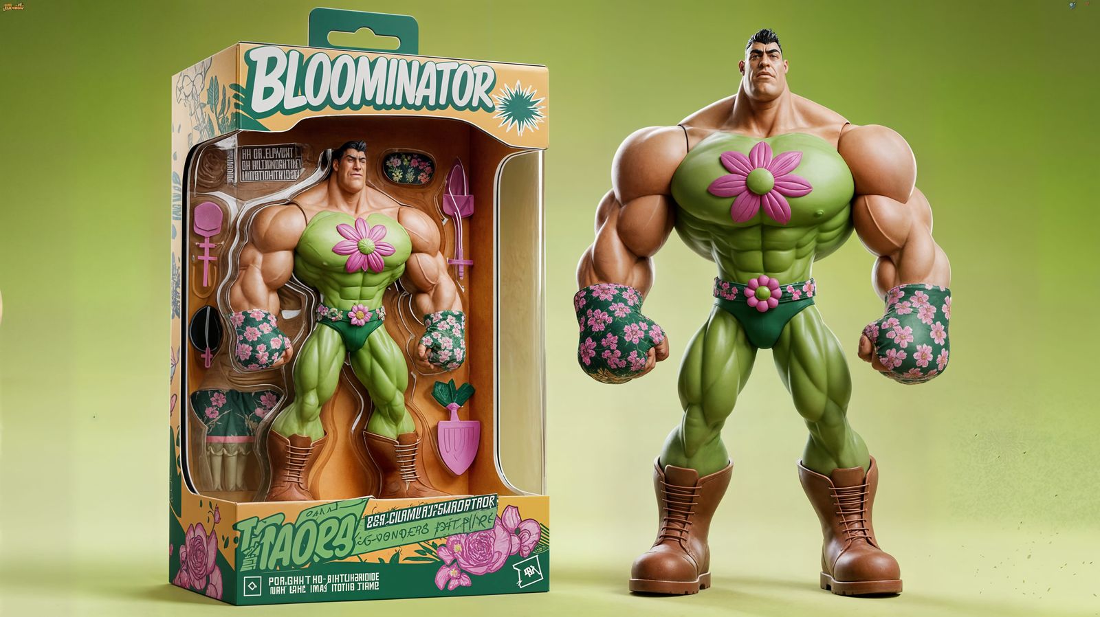 Action Figure Box - Bloominator 4.0 - Superhero Gardener