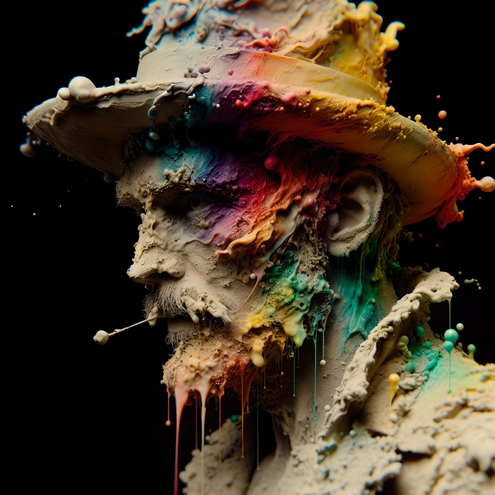 Clay and Velvet Spectral Man in Opaque Colors