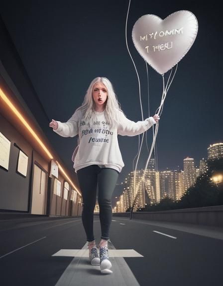 Hyperrealistic Road Home at Sunset