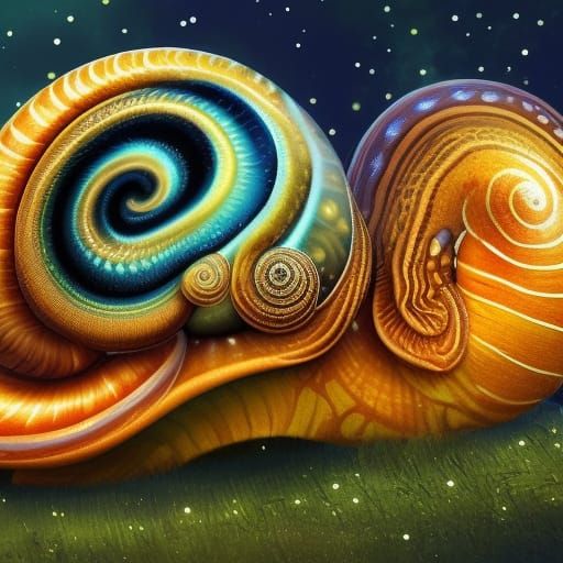 Beautiful Colorful Snail Shells