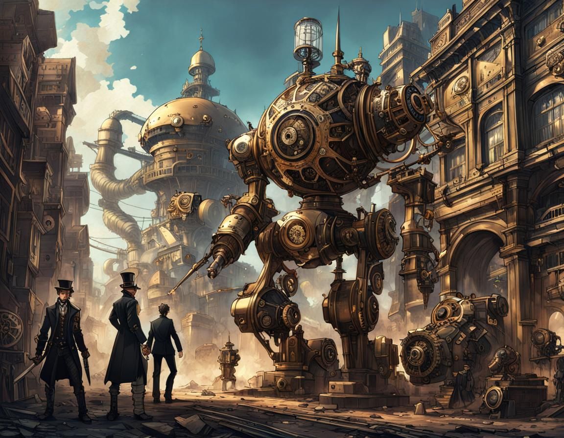 Steampunk Blackmarket Guard