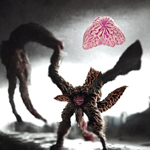 Menacing Demogorgon from the Upside Down