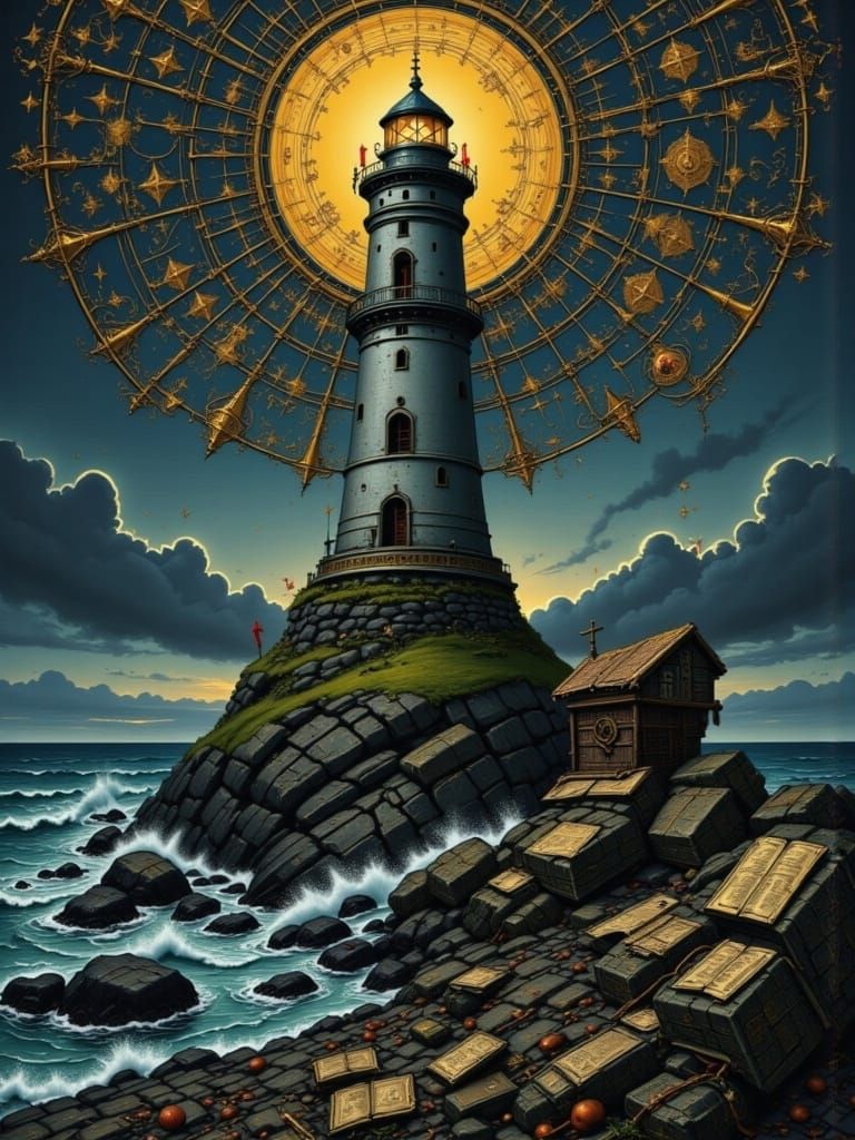 Lighthouse Keeper Finds Ink Dimension Portal