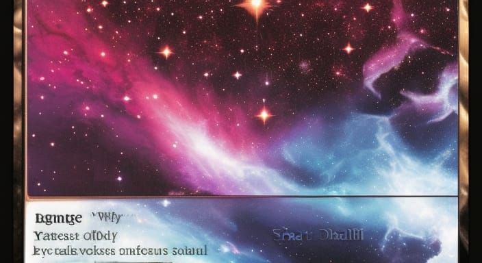 Colorful Space Nebula Visual