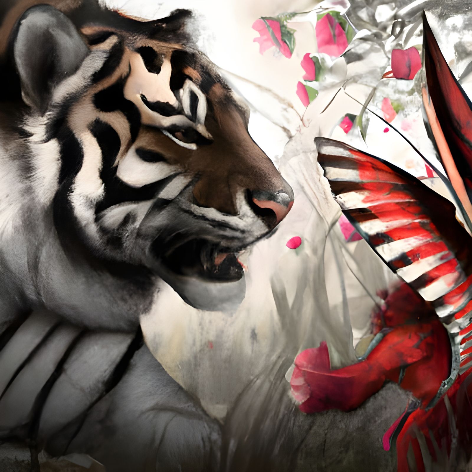 Tiger in the Garden