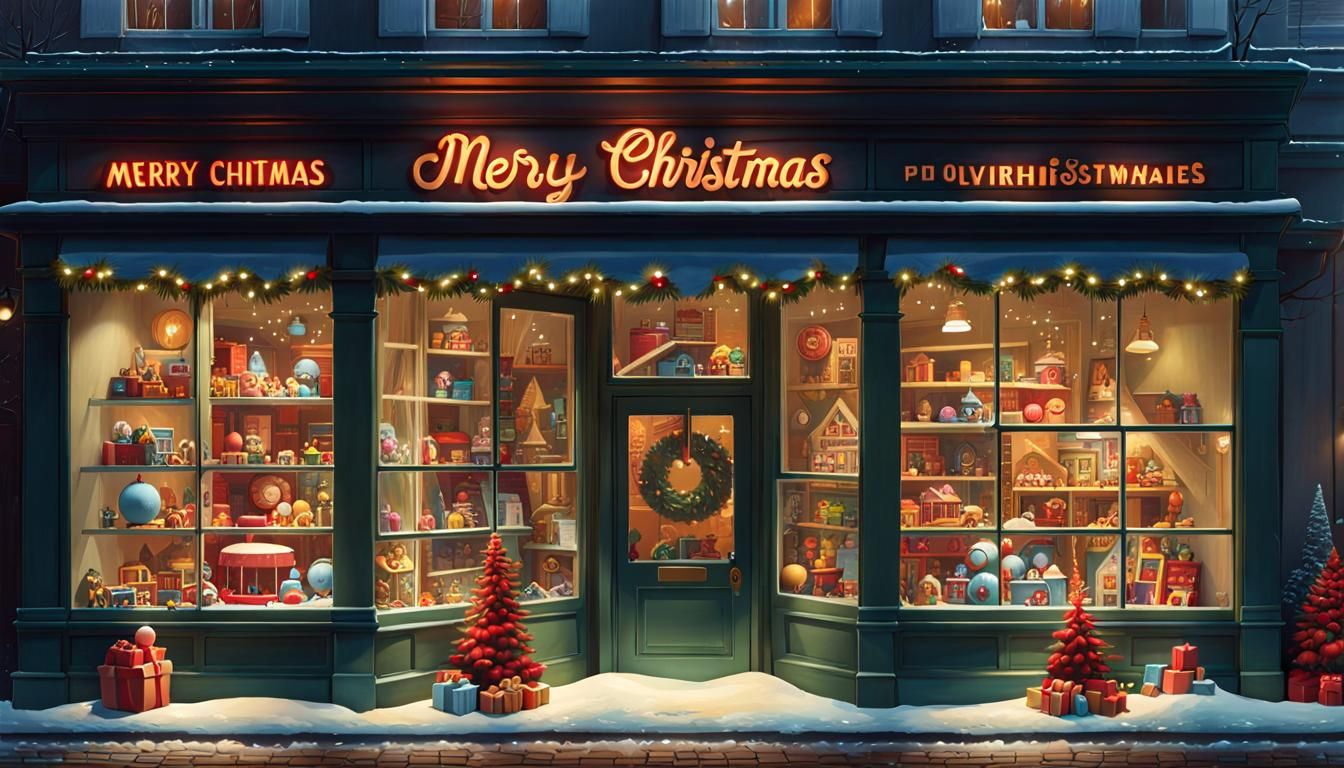 Toy Shop Window Display