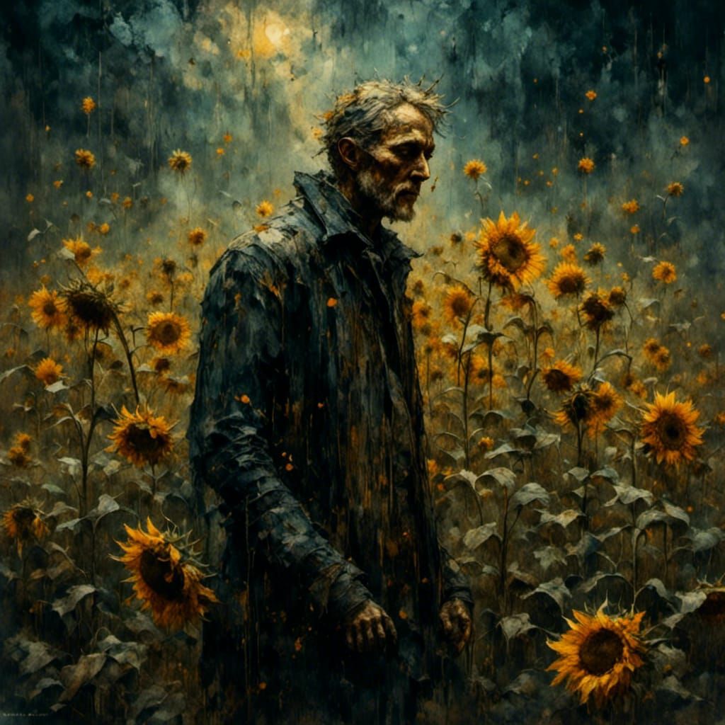 Van Gogh's Starry Night of Broken Dreams