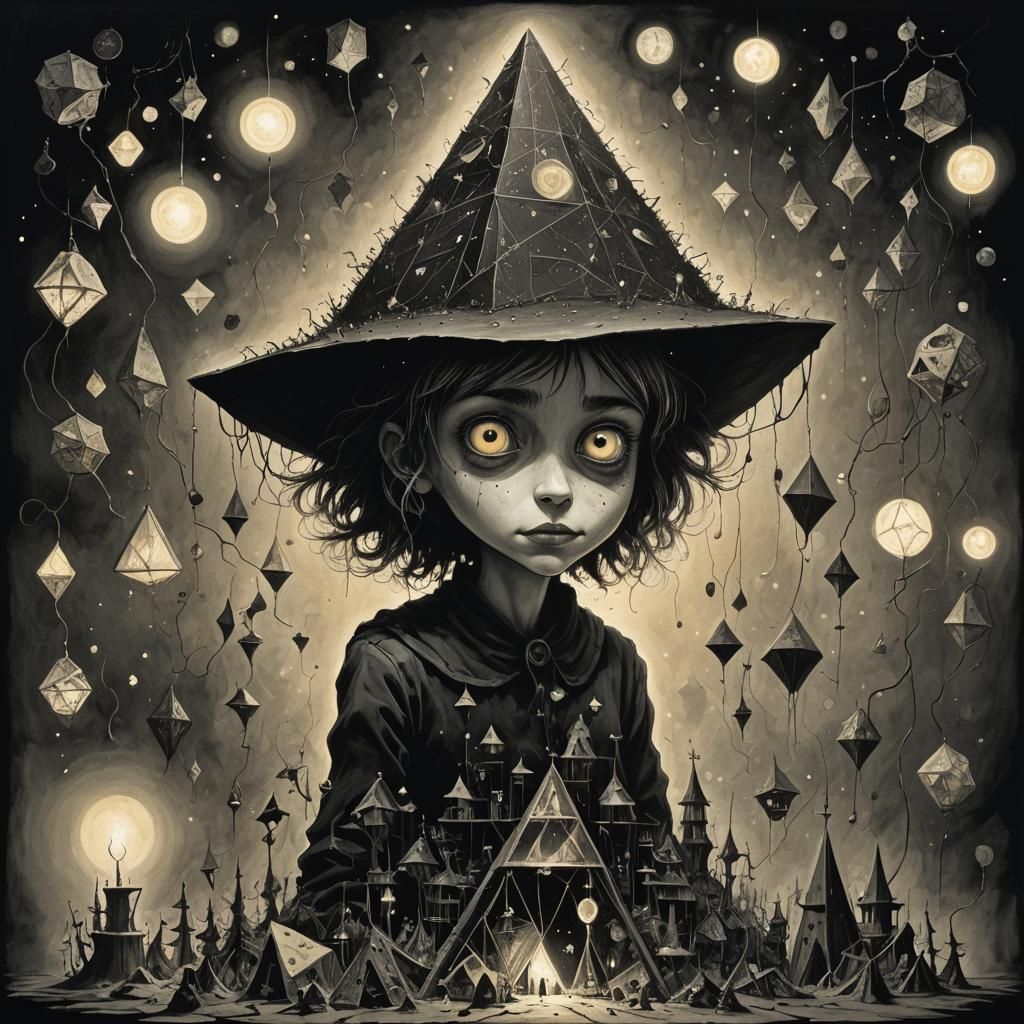 Marie Curie Reimagined: A Surreal Mashup Portrait