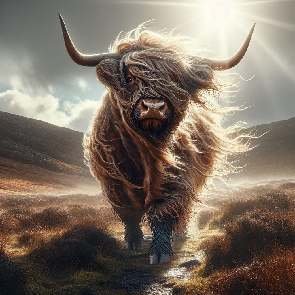 Windy Day On The Moor